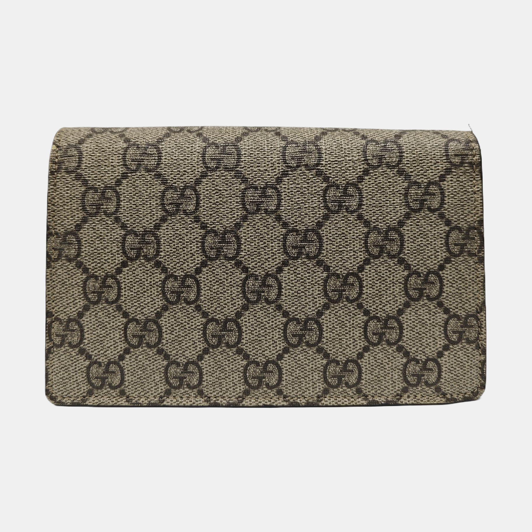 Dionysus Super Mini Monogram Coated Canvas Beige