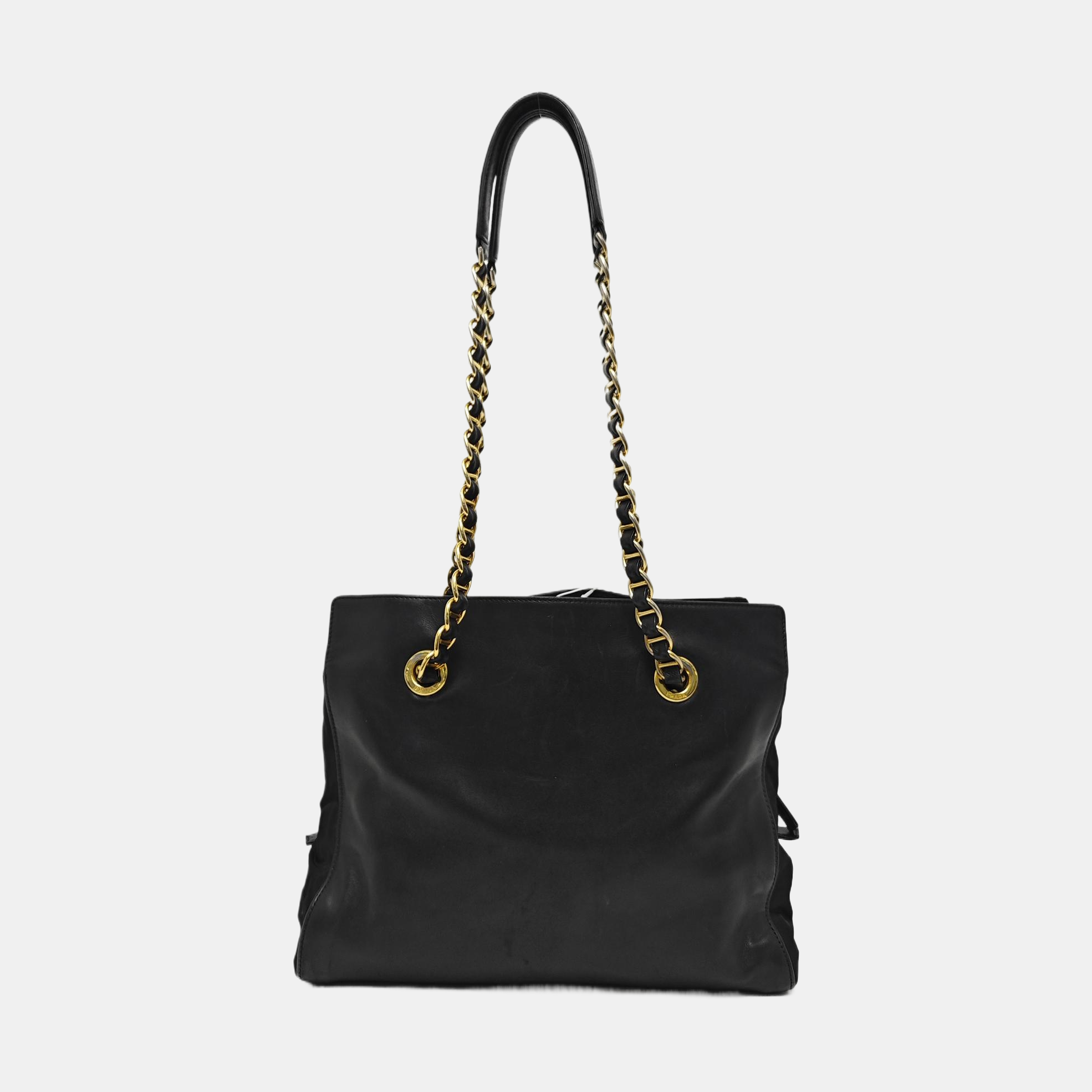 Calfskin Tote Bag Black