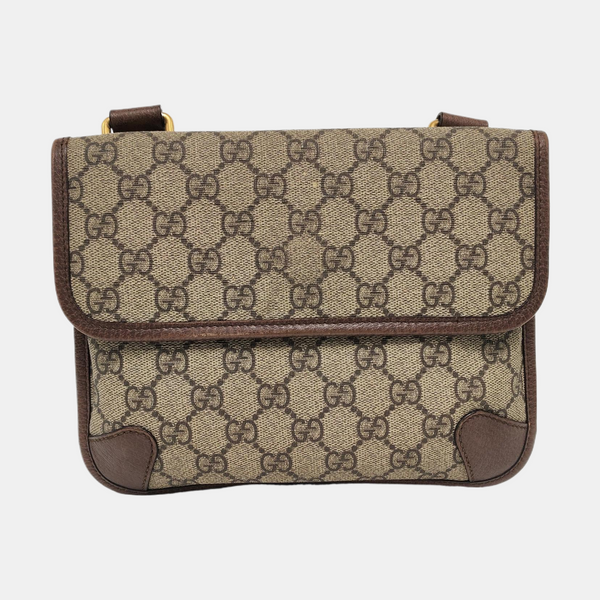 Neo Vintage Small Monogram Coated Canvas Beige