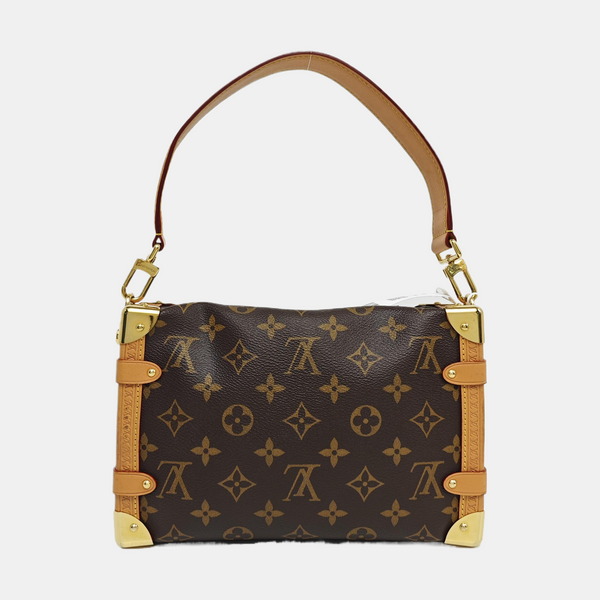 SIDE TRUNK MM Monogram Coated Canvas Brown