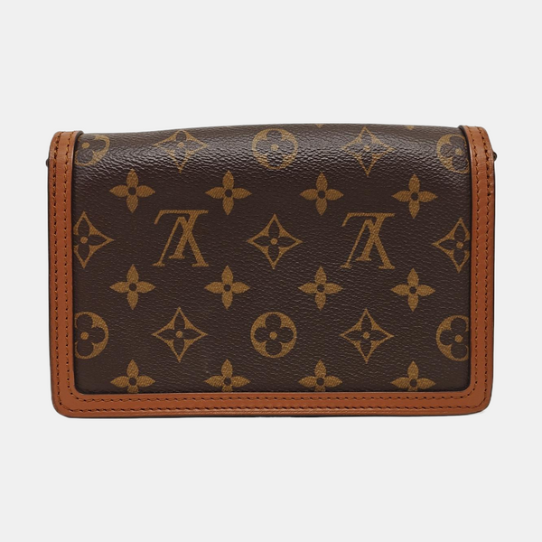 DAUPHINE WOC Monogram Coated Canvas Brown