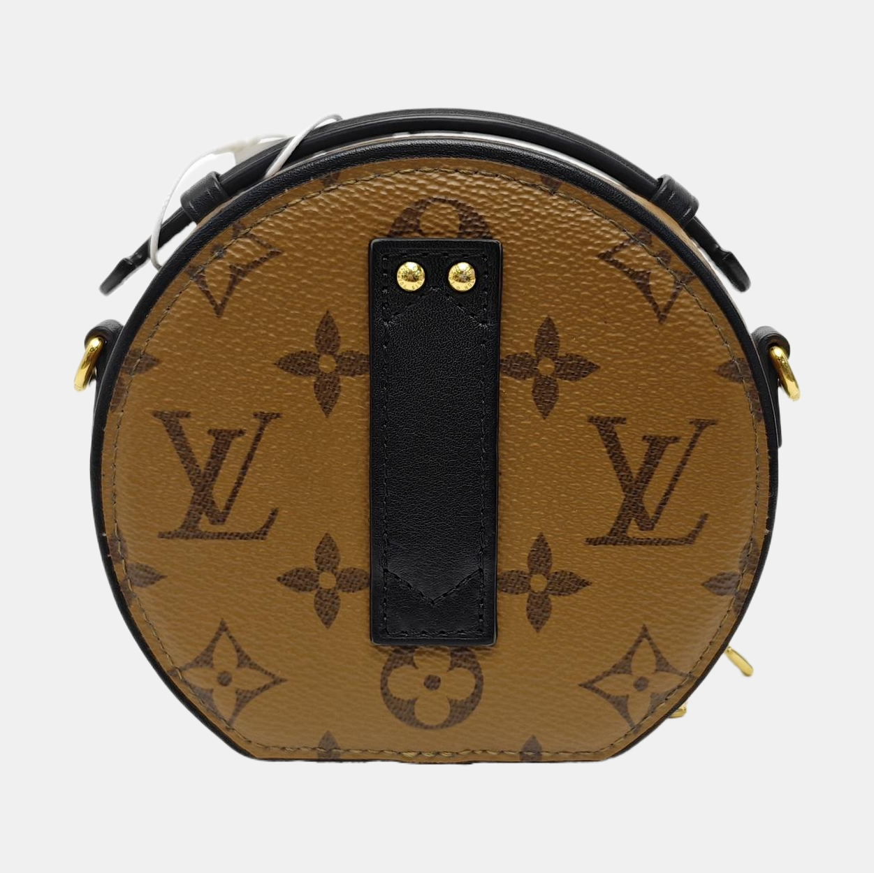 BOITE CHAPEAU Mini Monogram Coated Canvas Brown