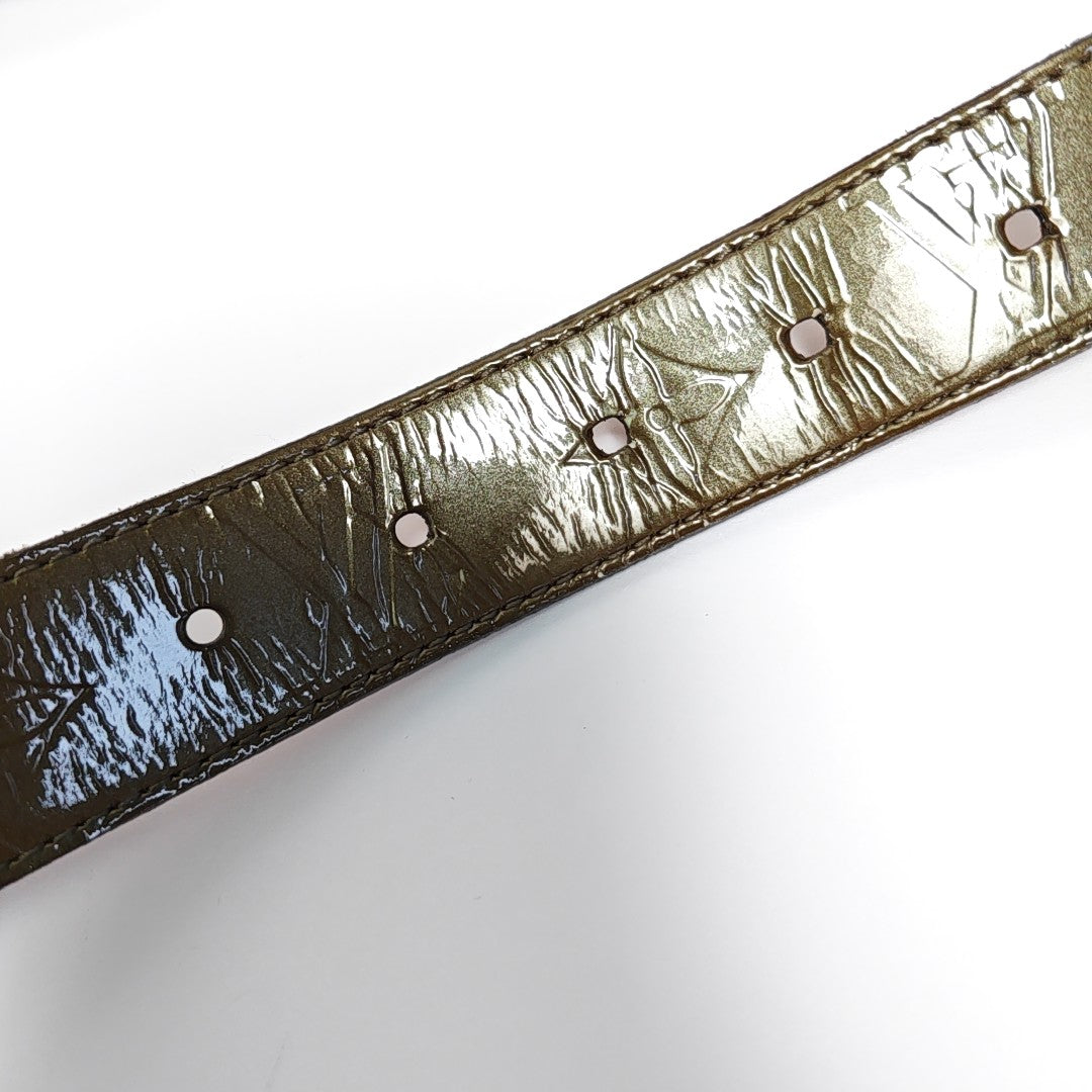 Leather Belt Green