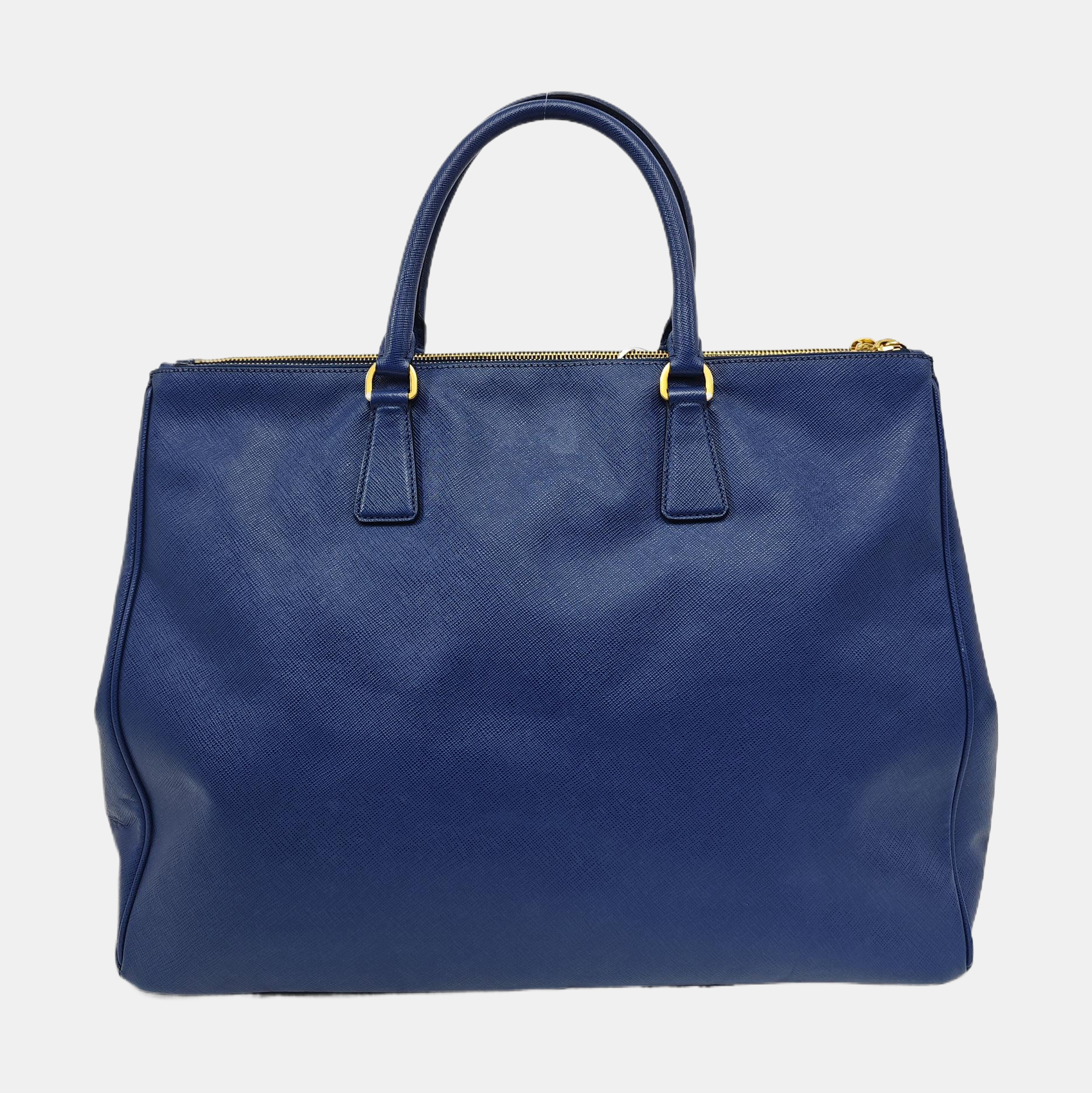 Galleria Large Saffiano Calfskin Blue