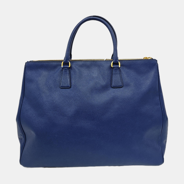 Galleria Large Saffiano Calfskin Blue