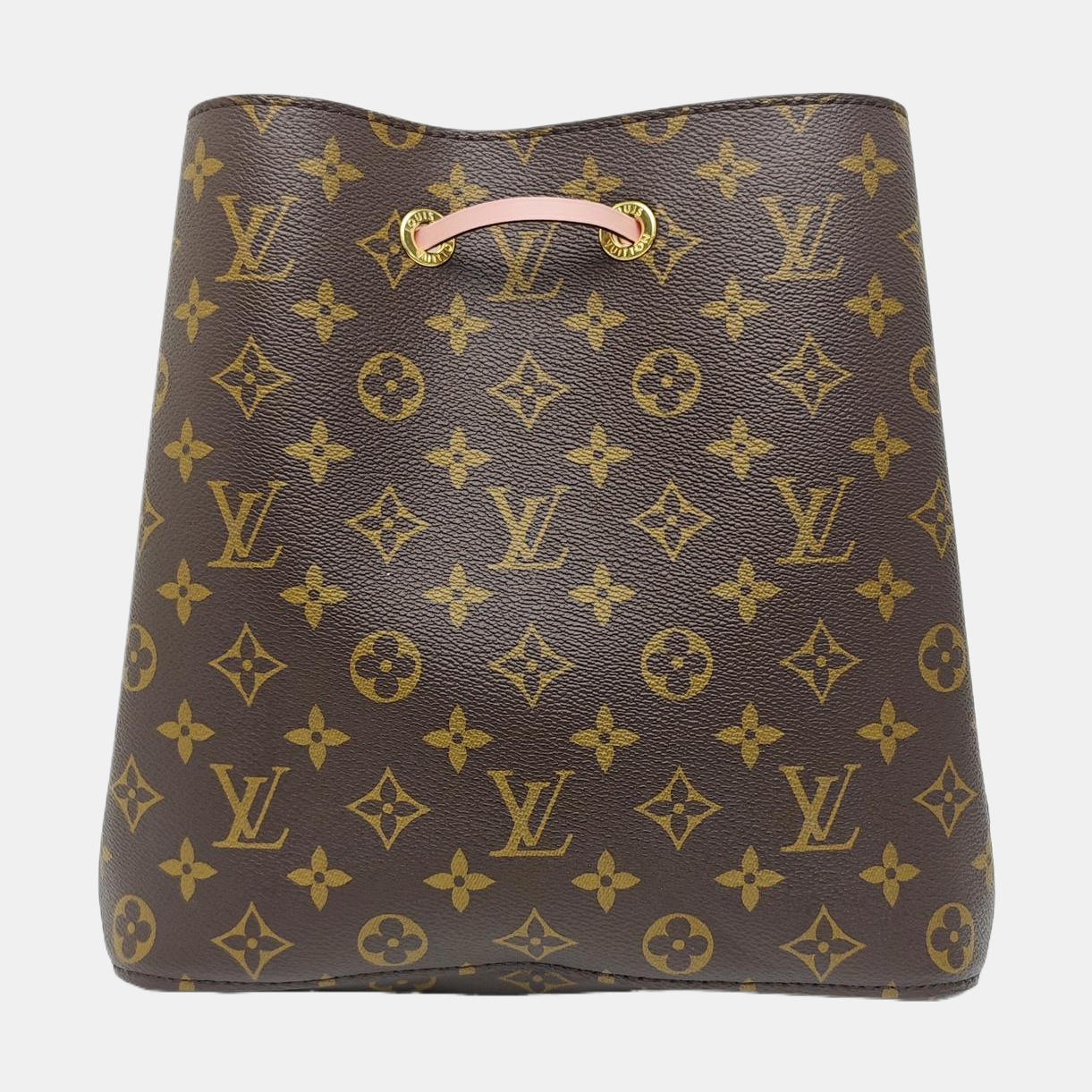 NÉONOÉ MM Monogram Coated Canvas Brown