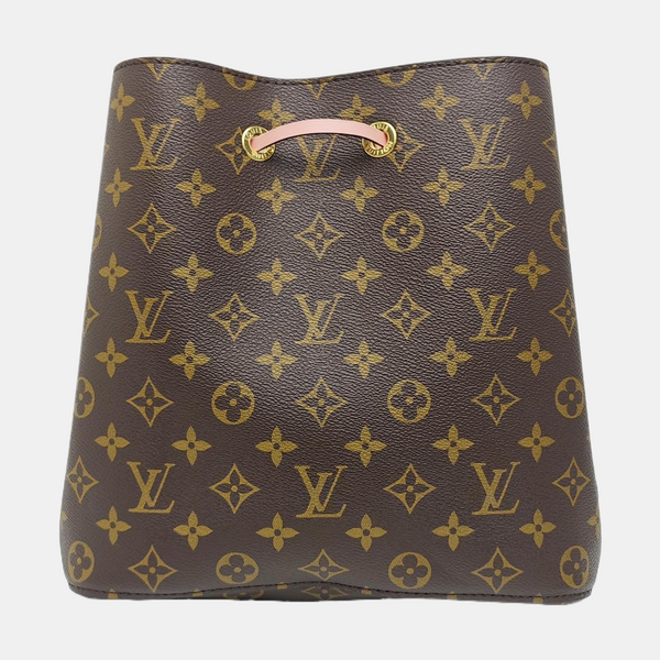 NÉONOÉ MM Monogram Coated Canvas Brown