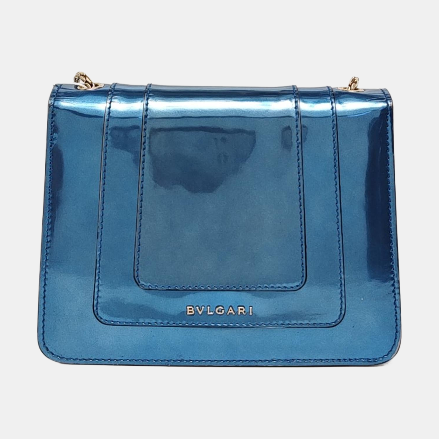 SERPENTI FOREVER Small Calfskin Blue