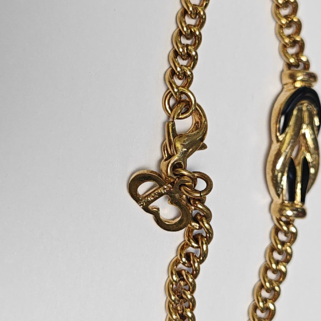 Petit CD Metal Gold Bracelet