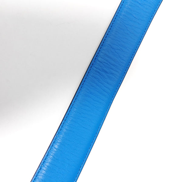 Leather Belt Blue