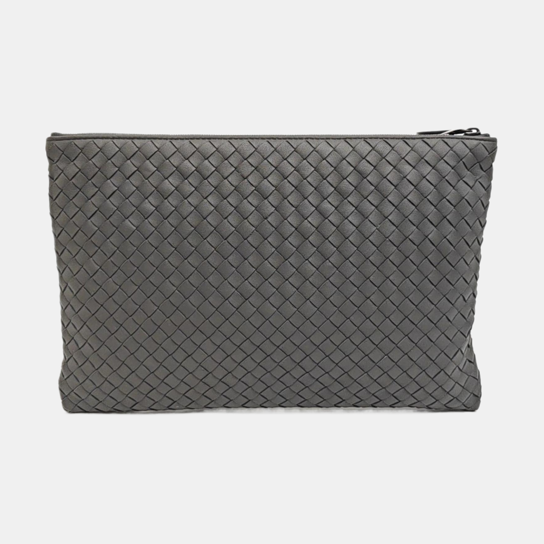 Lambskin Clutch Gray