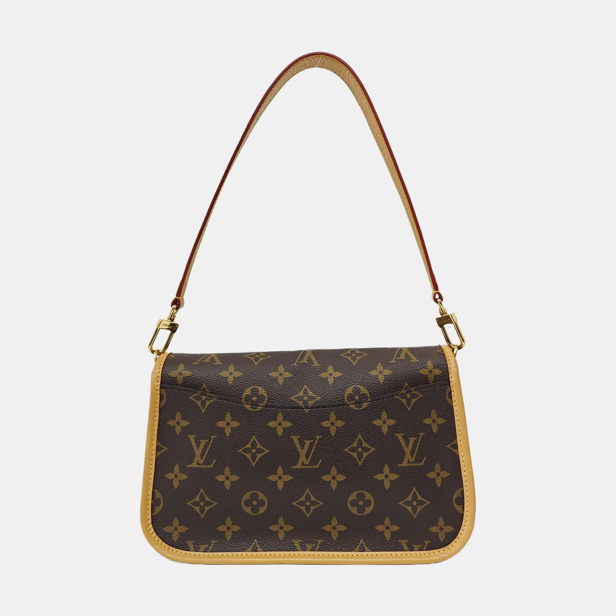 DIANE Monogram Coated Canvas Brown