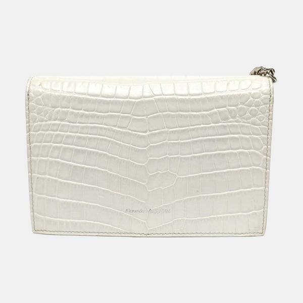 Calfskin Shoulder Bag White