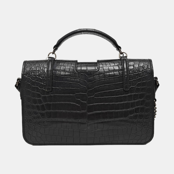 Calfskin Shoulder Bag Black