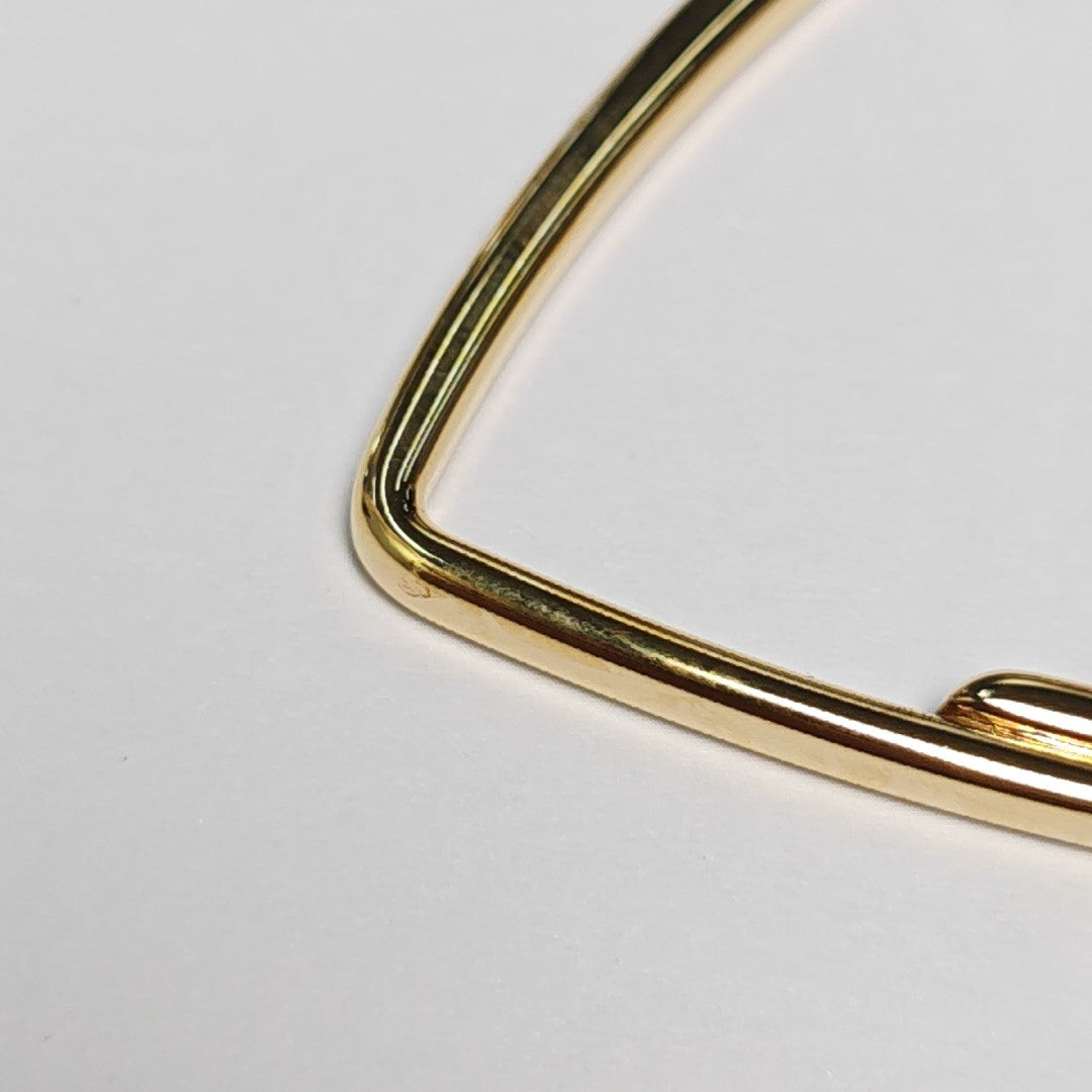 Metal Gold Brooch