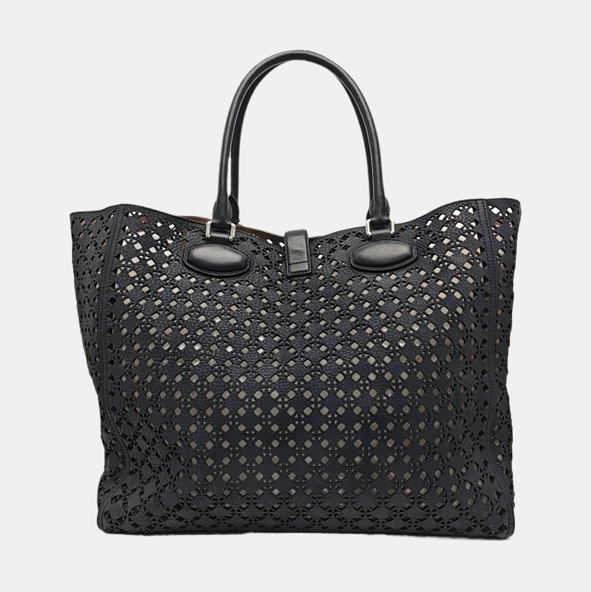 Calfskin Tote Bag Black