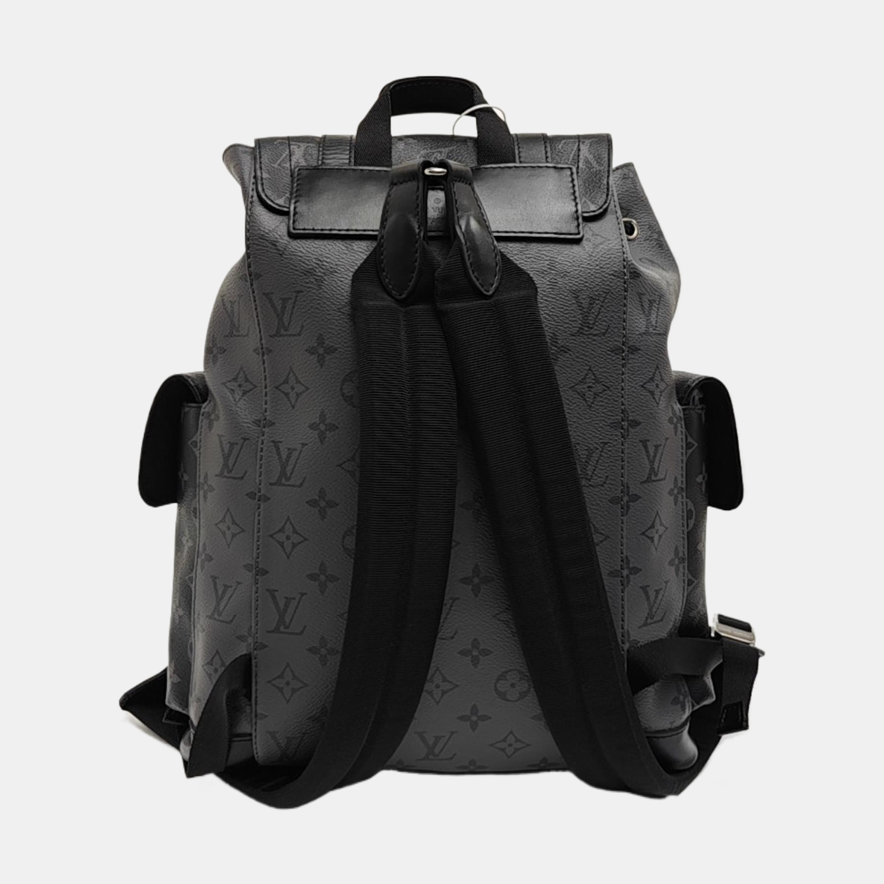 CHRISTOPHER PM Monogram Coated Canvas Gray