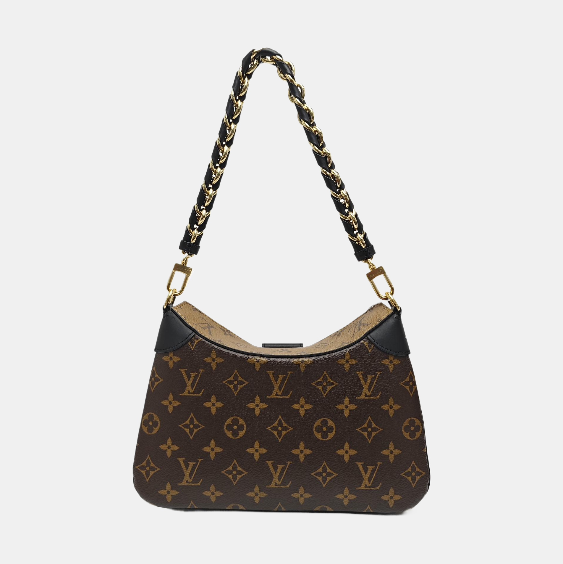 TWINNY Monogram Coated Canvas Brown