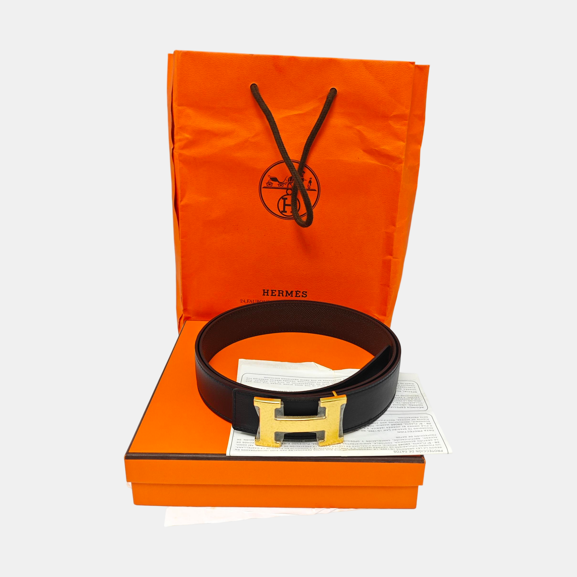 Leather Belt Black