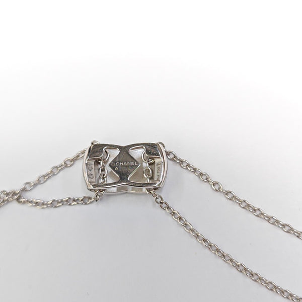 18k White Gold Silver Necklace