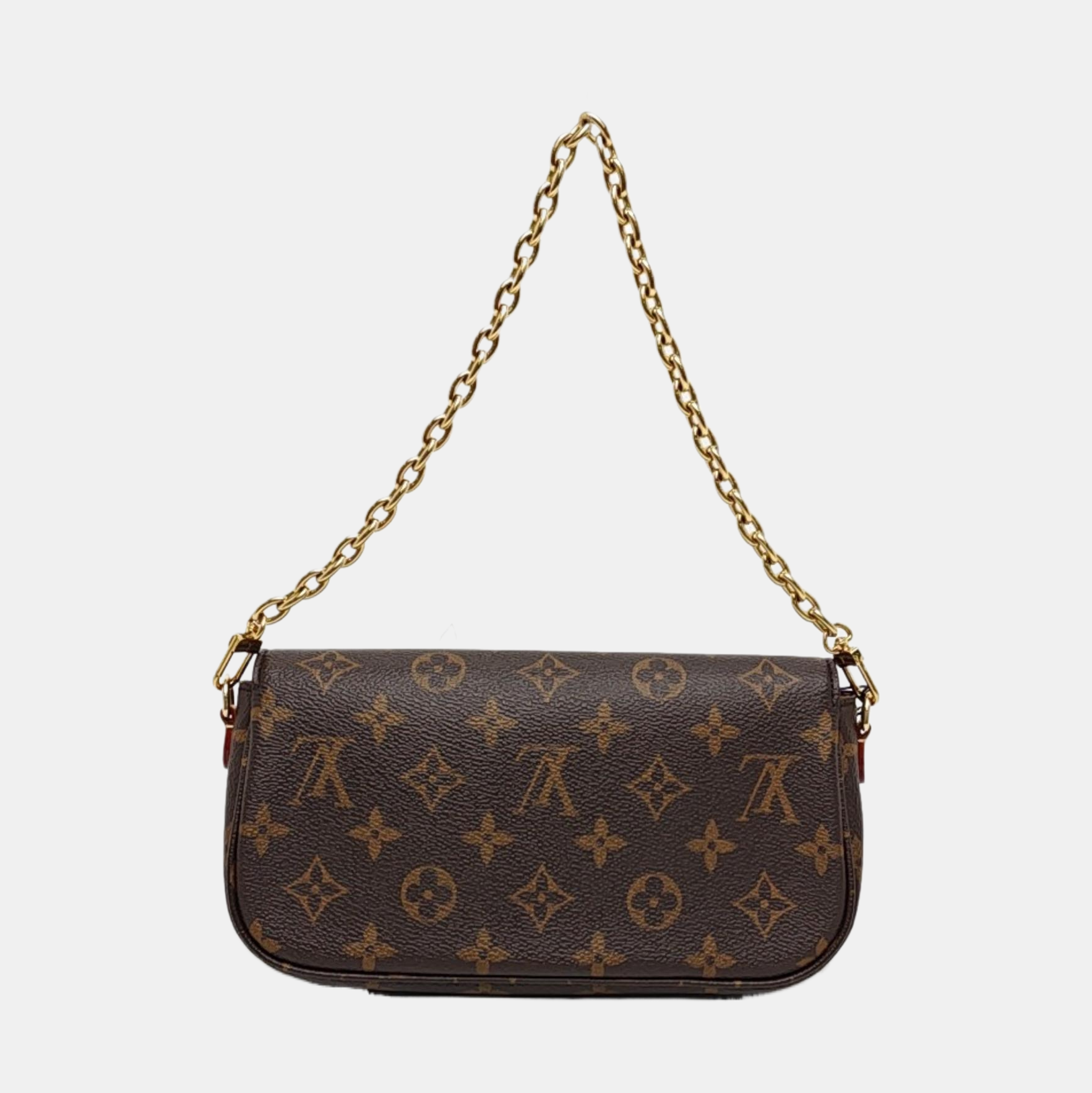 IVY Monogram Coated Canvas Brown