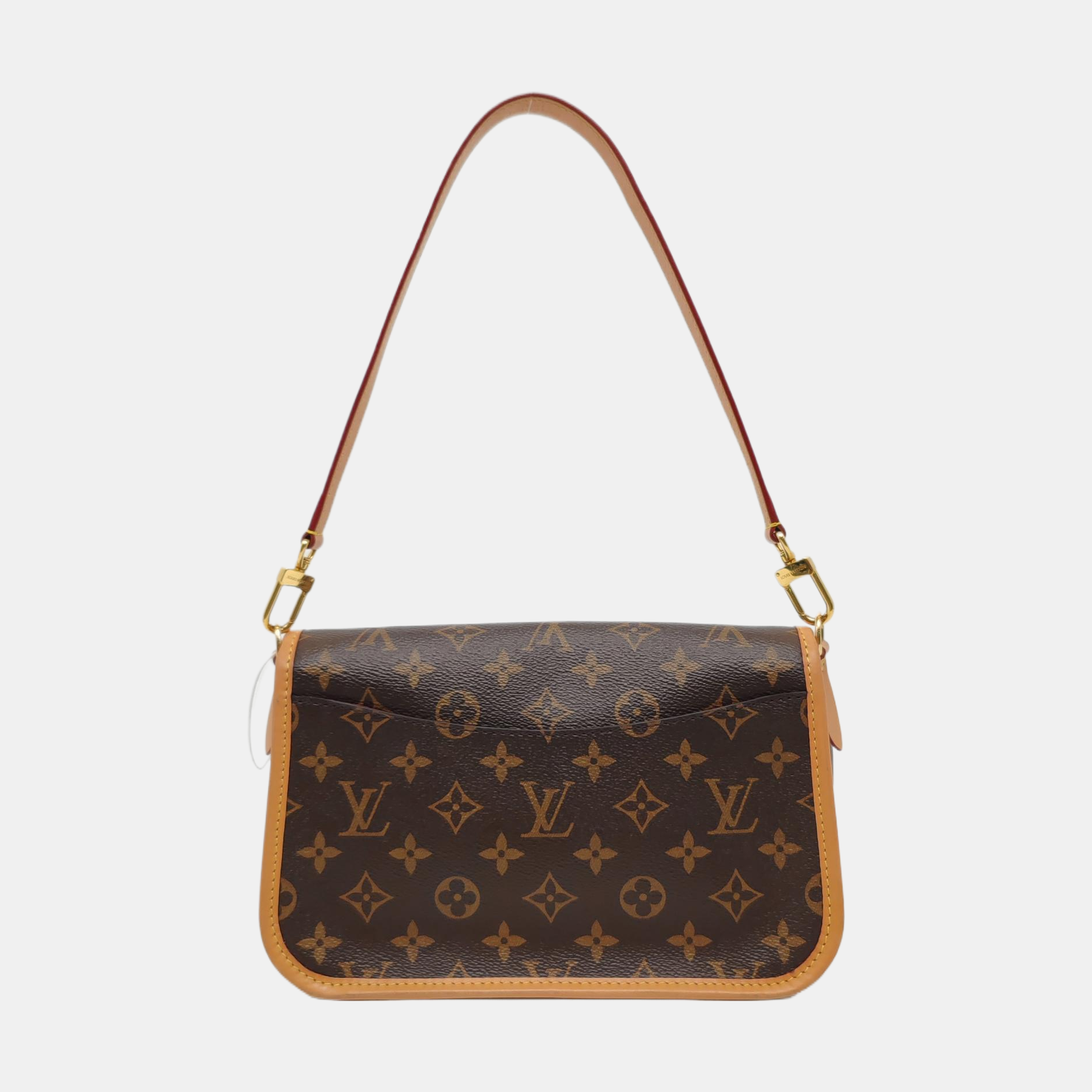DIANE Monogram Coated Canvas Brown