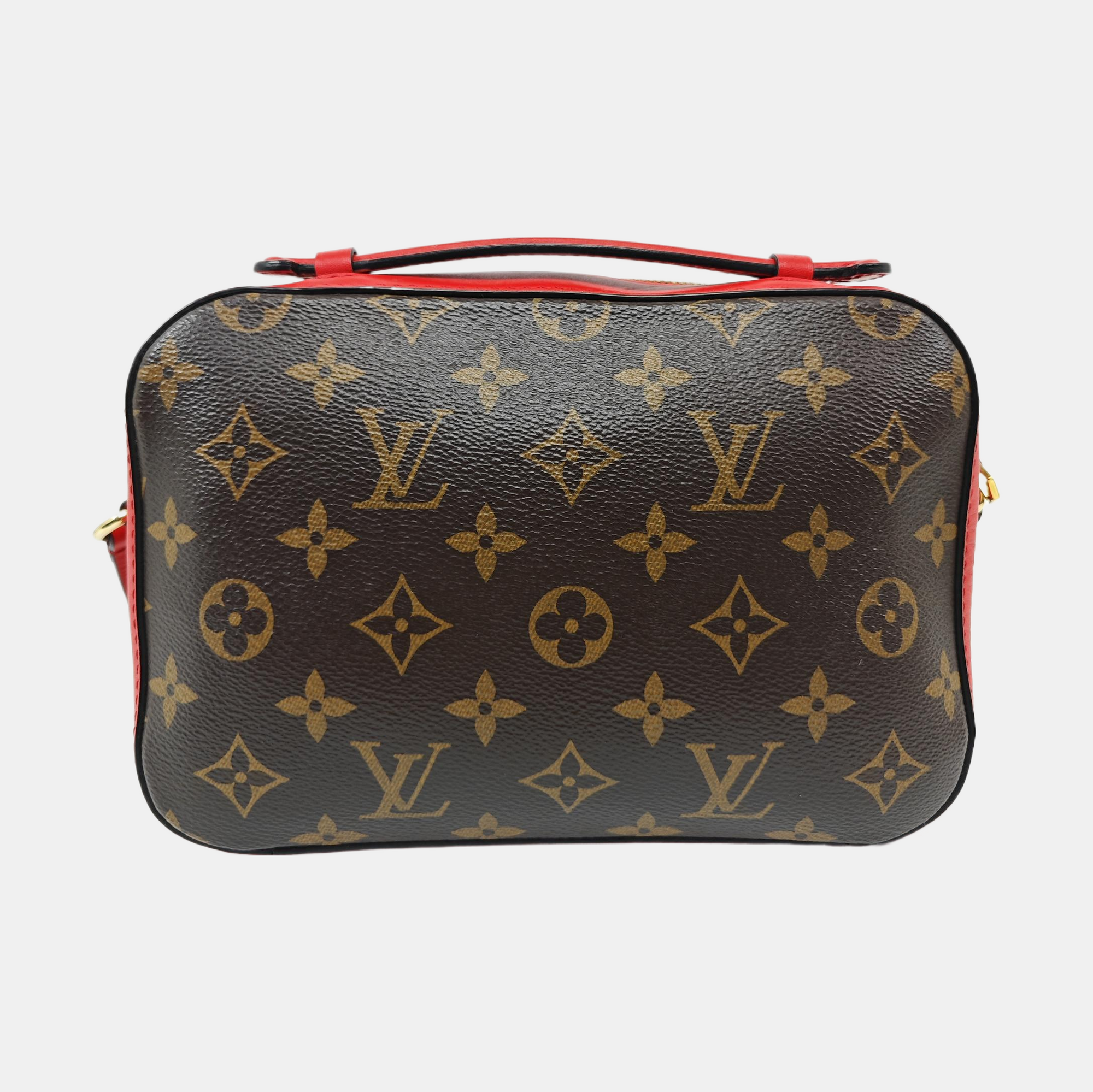 SAINTONGE Monogram Coated Canvas Brown