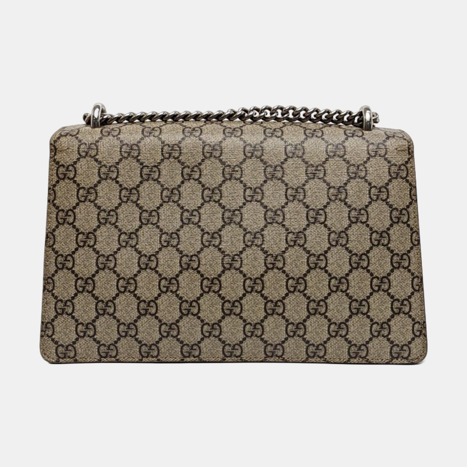Authenticated pre-owned  Dionysus Small Monogram Coated Canvas Beige - Shoulder Bag at Looply