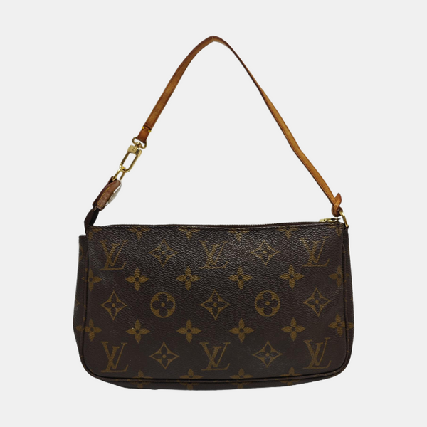 ACCESSOIRES Monogram Coated Canvas Brown
