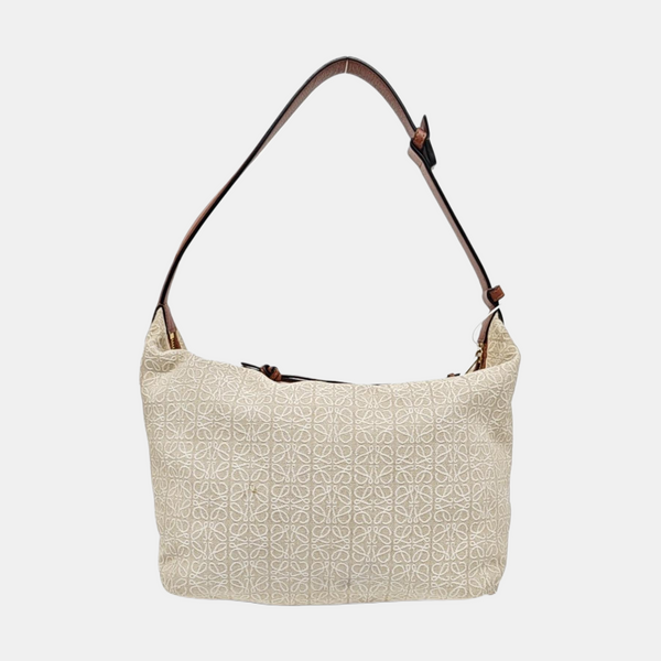 Cubi Monogram Canvas Beige