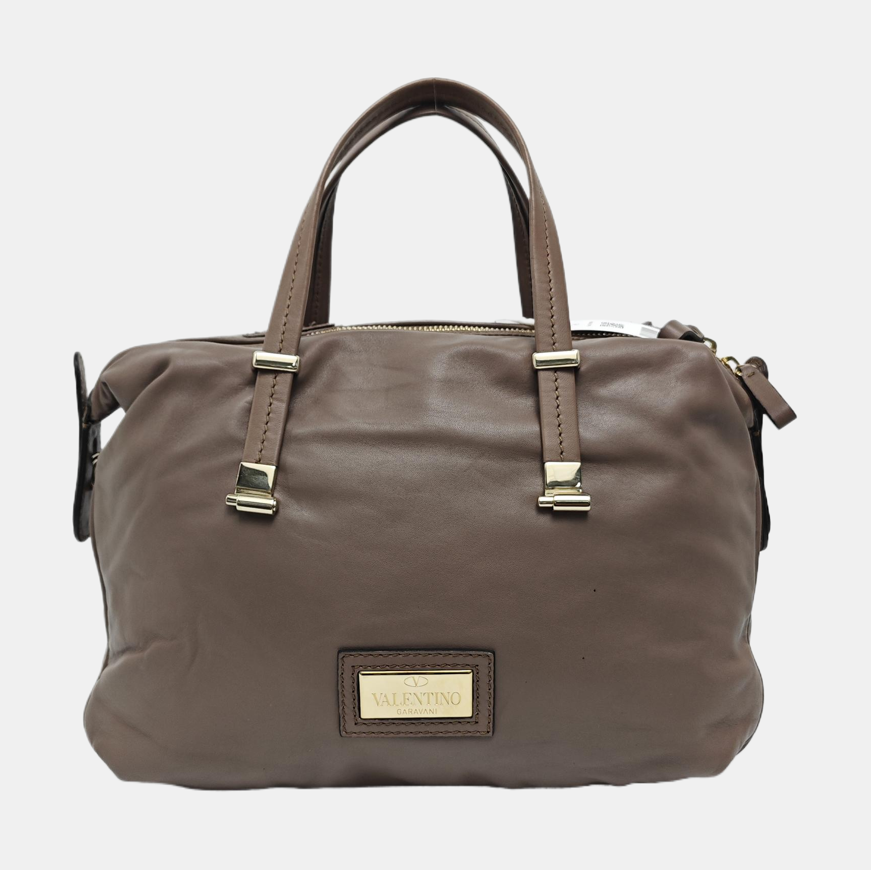 Lambskin Shoulder Bag Gray