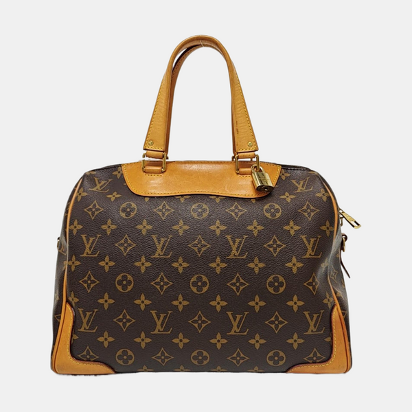 RETIRO NM Monogram Coated Canvas Brown