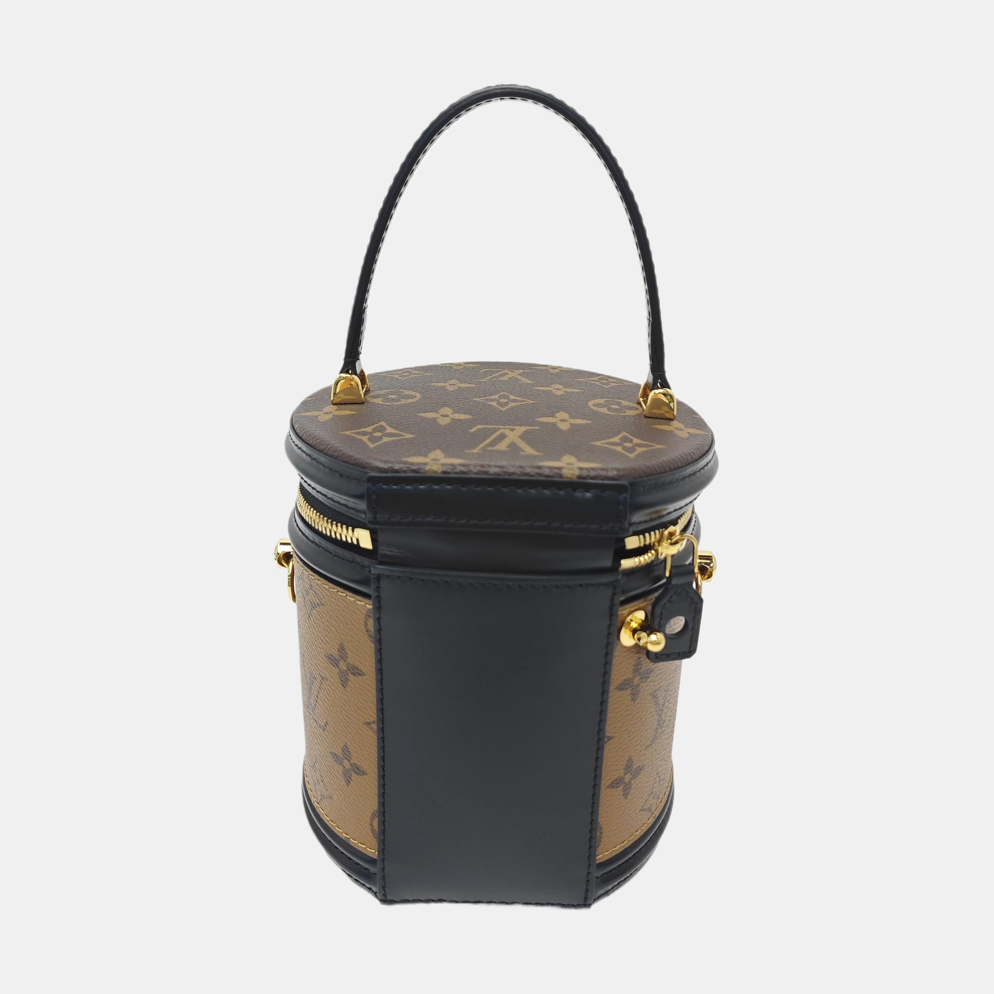 CANNES PM Monogram Coated Canvas Brown