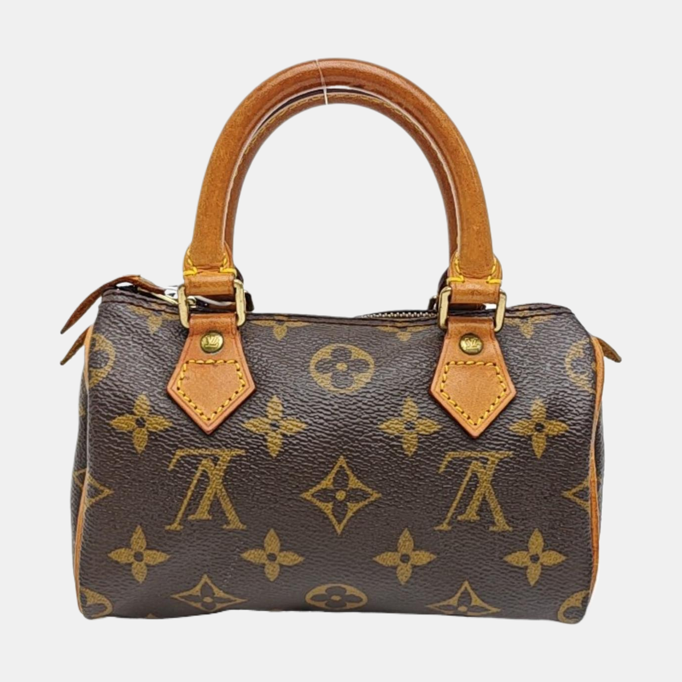 SPEEDY Monogram Coated Canvas Brown