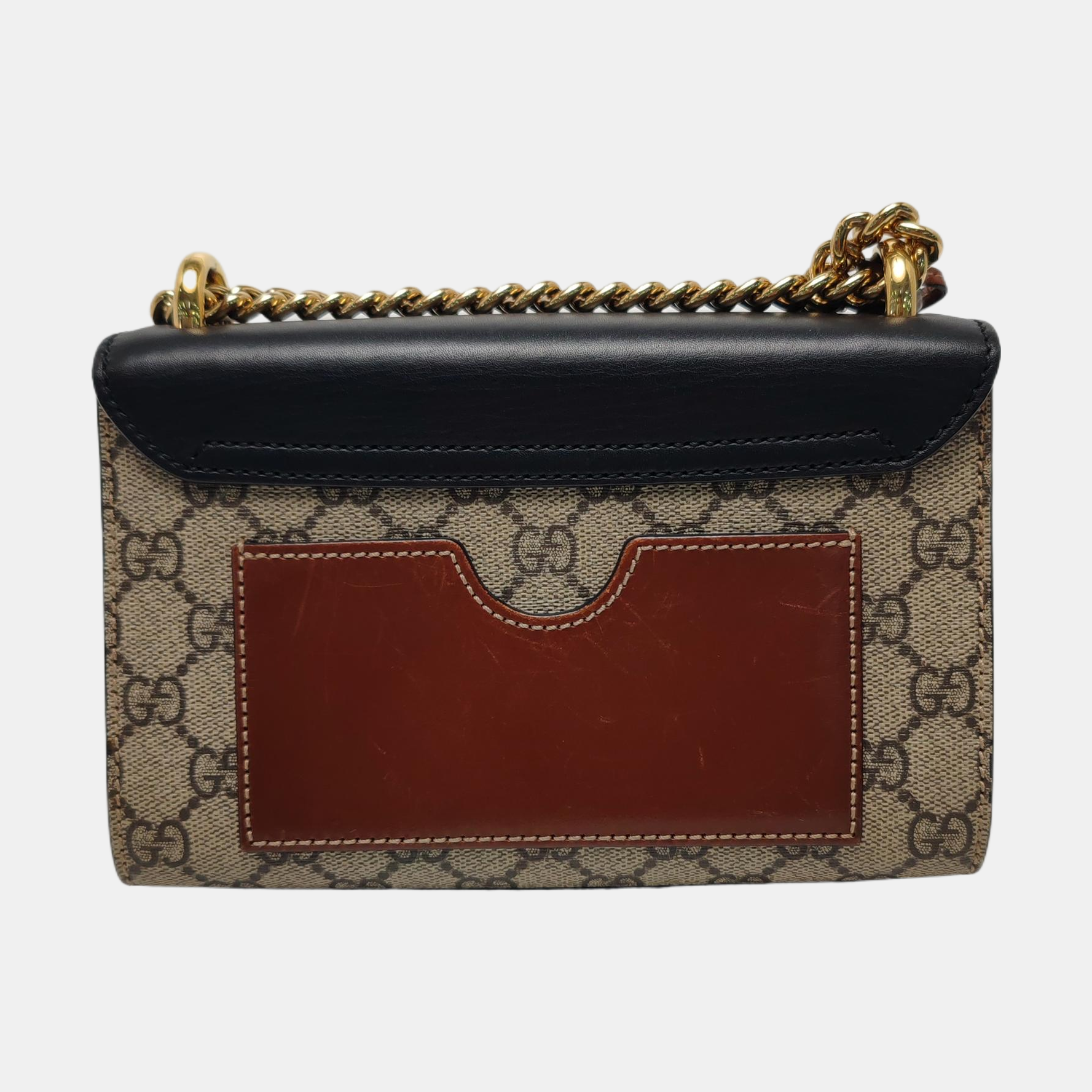 Authenticated pre-owned  Padlock Small Monogram Coated Canvas Multicolor - Crossbody Bag at Looply