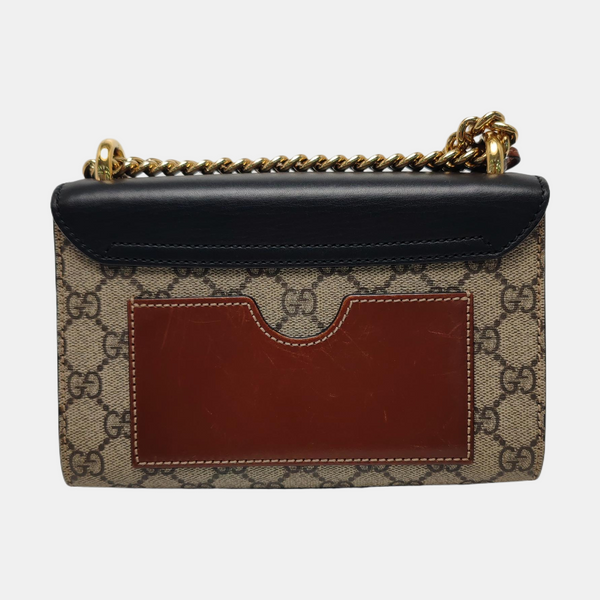 Authenticated pre-owned  Padlock Small Monogram Coated Canvas Multicolor - Crossbody Bag at Looply