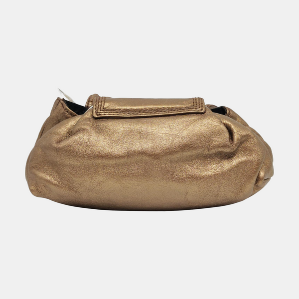 Calfskin Shoulder Bag Brown