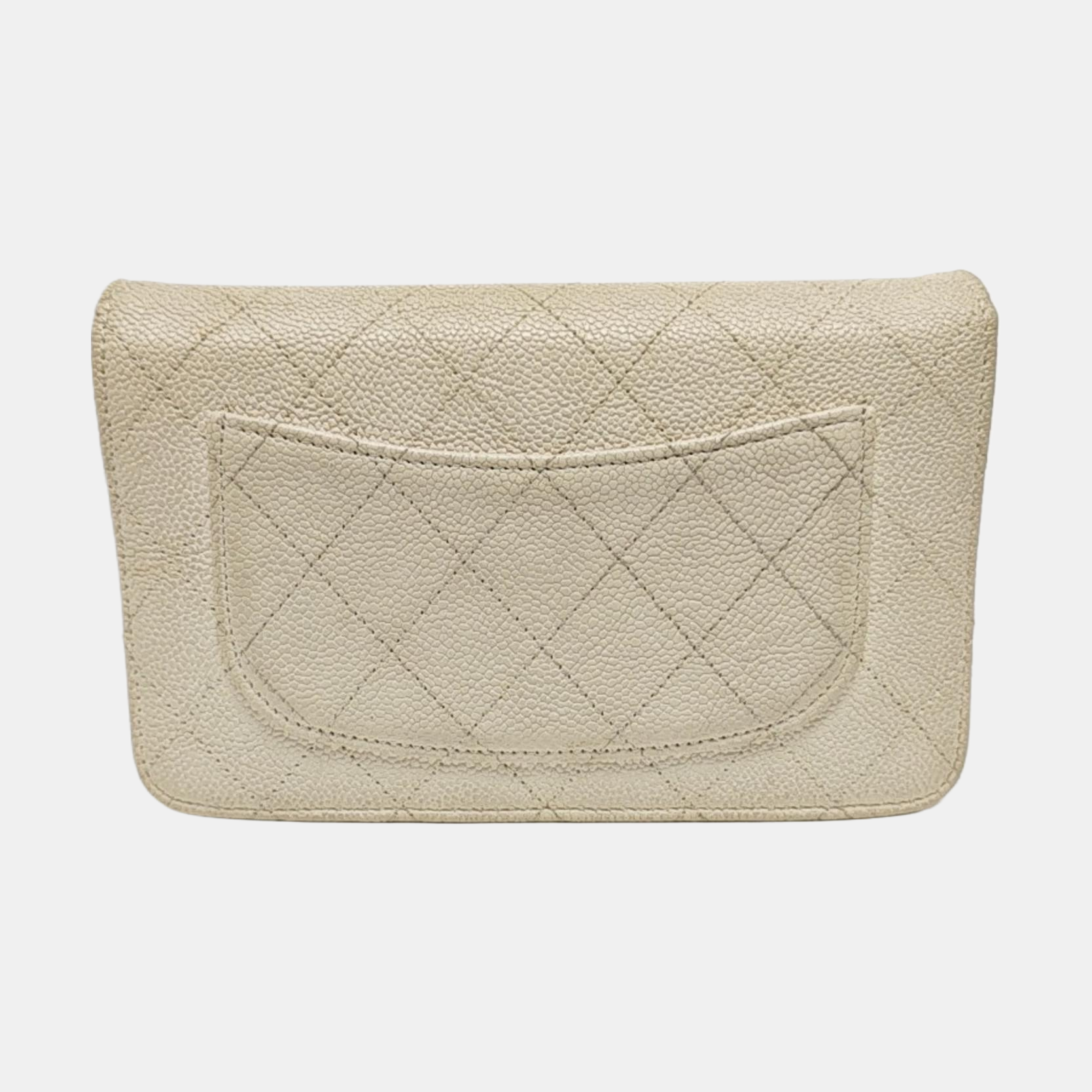 WOC Quilted Calfskin White