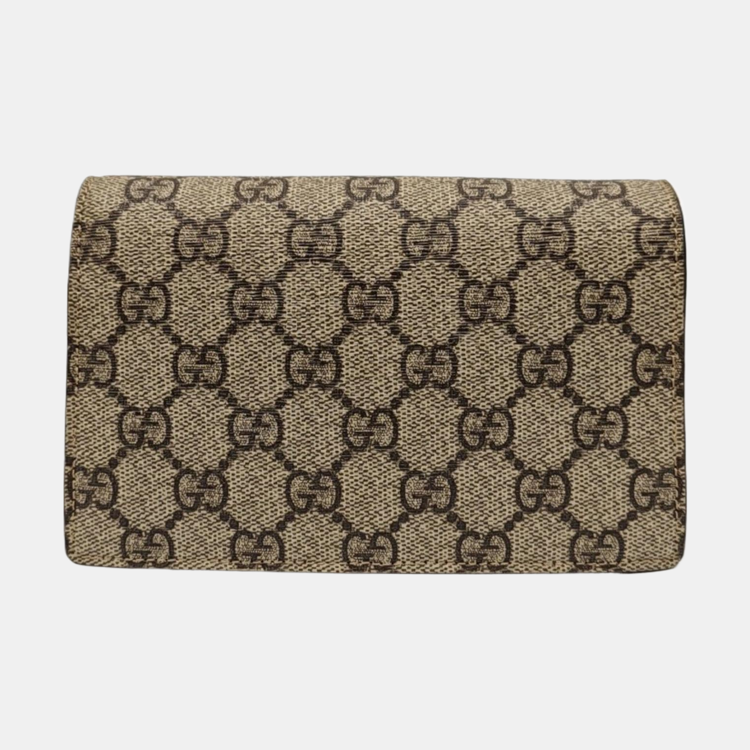 Dionysus Super Mini Monogram Coated Canvas Beige