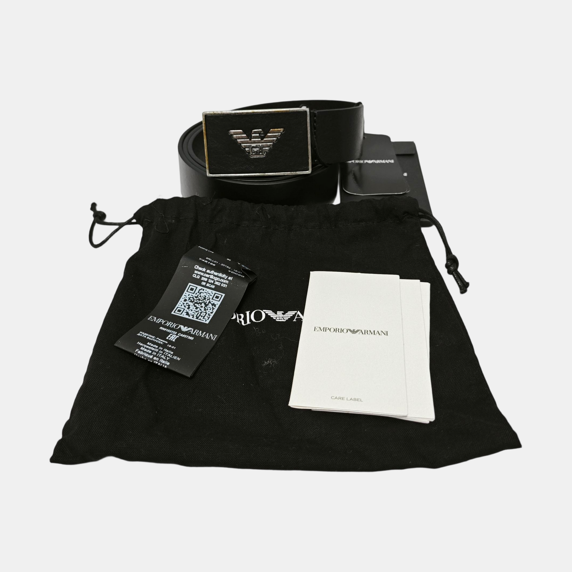 Leather Belt Black