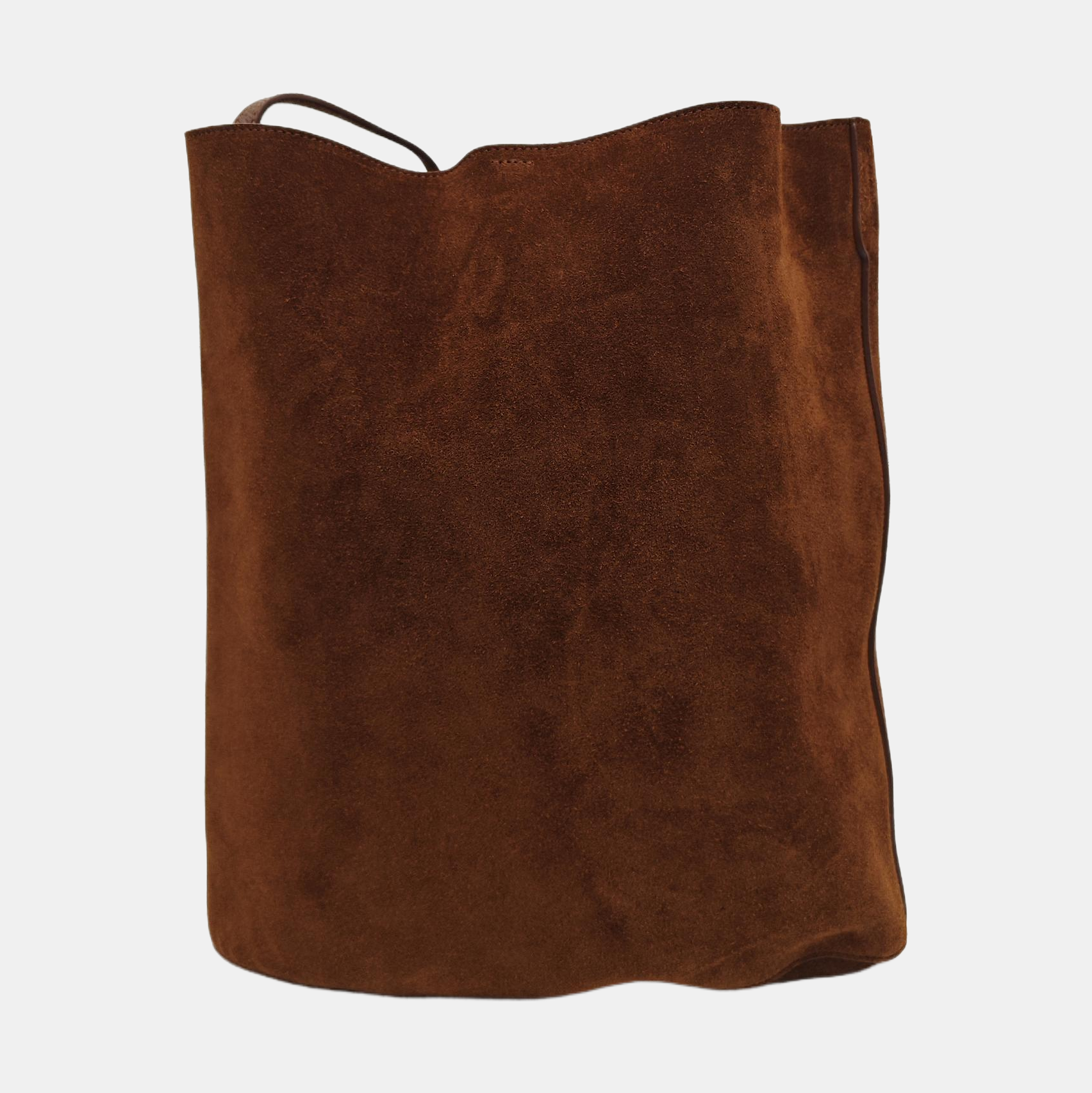 Suede Shoulder Bag Brown
