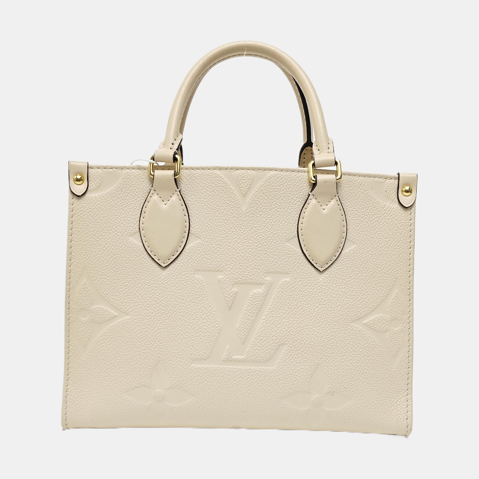 ONTHEGO PM Monogram Calfskin Beige