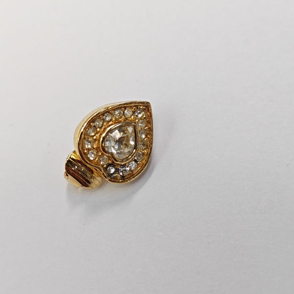 Metal Gold Clip On Earrings