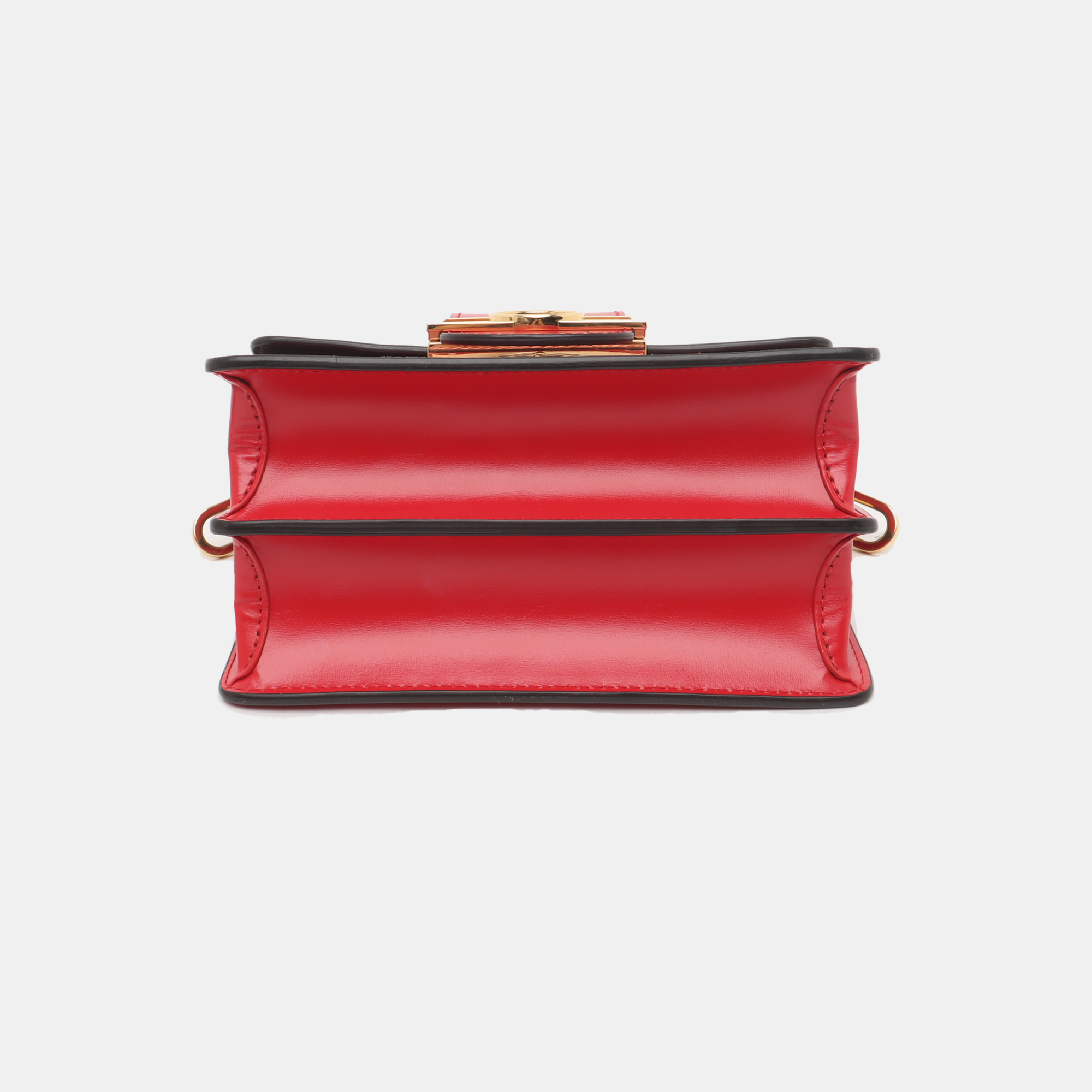 DAUPHINE Mini Patent Leather Red