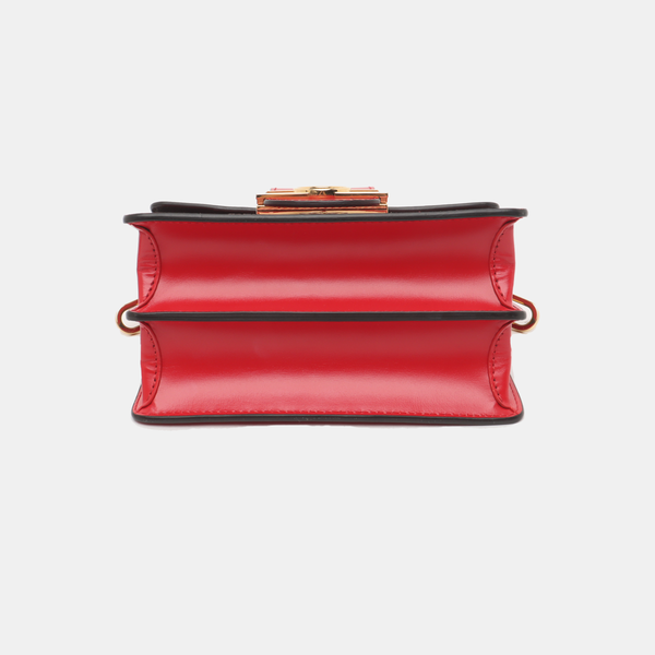 DAUPHINE Mini Patent Leather Red