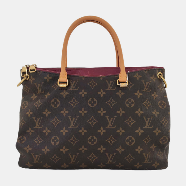 PALLAS Monogram Coated Canvas Brown