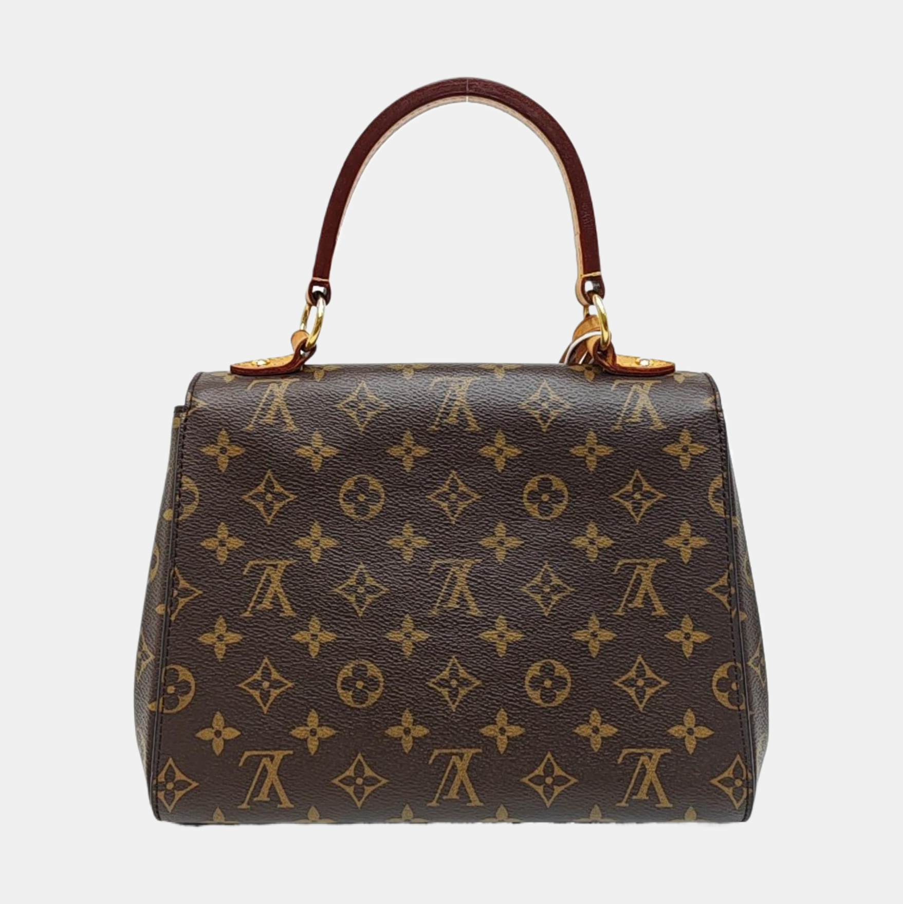 CLUNY Monogram Coated Canvas Brown