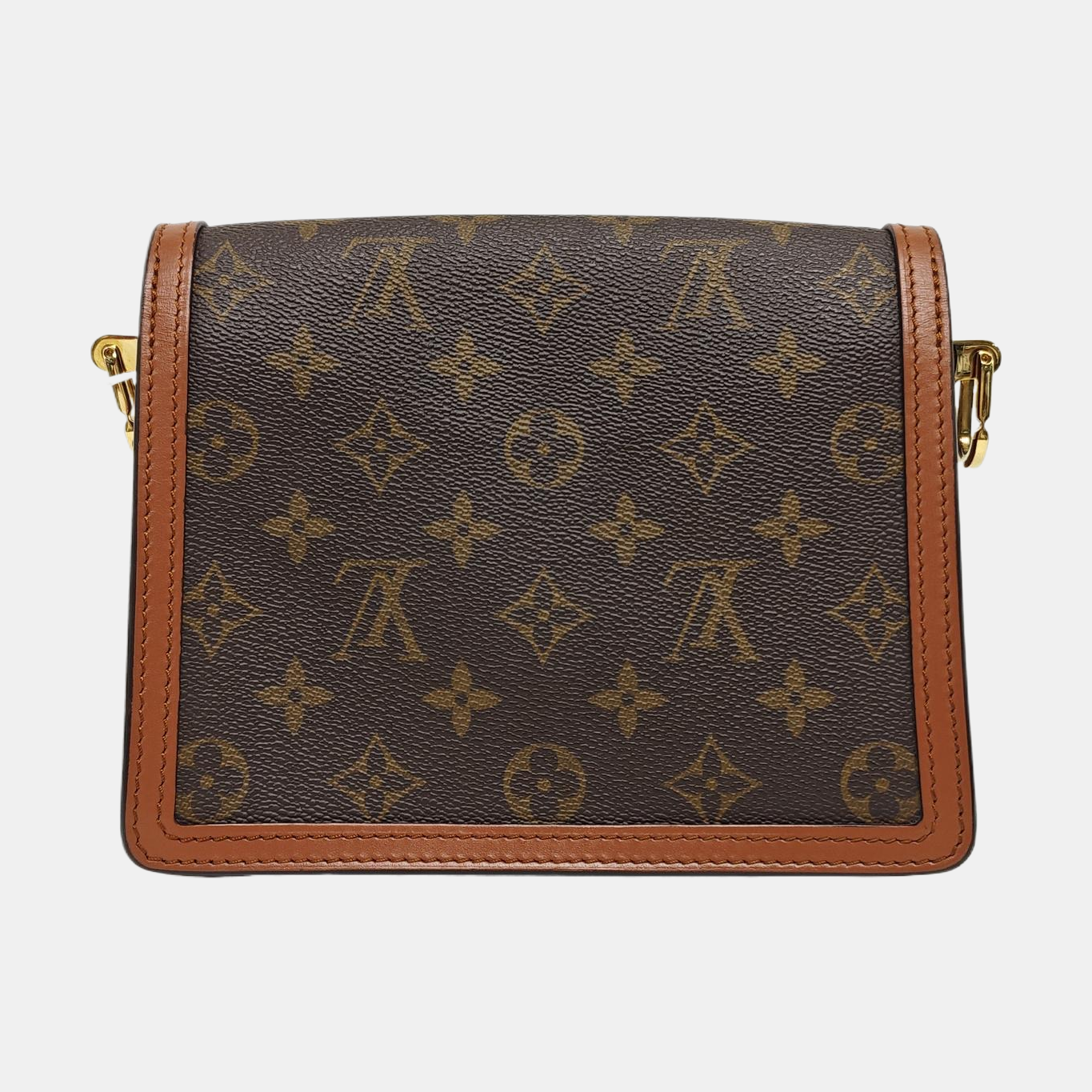 DAUPHINE Mini Monogram Coated Canvas Brown
