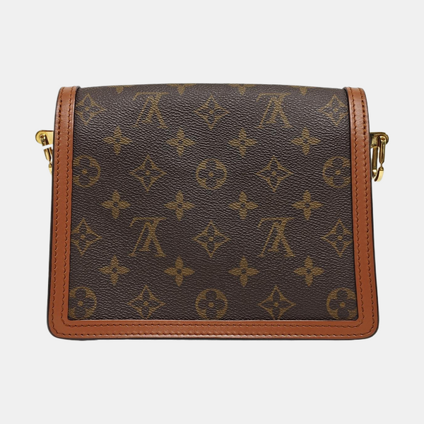 DAUPHINE Mini Monogram Coated Canvas Brown