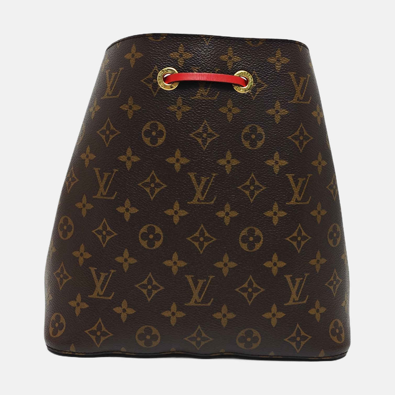 NÉONOÉ MM Monogram Coated Canvas Brown